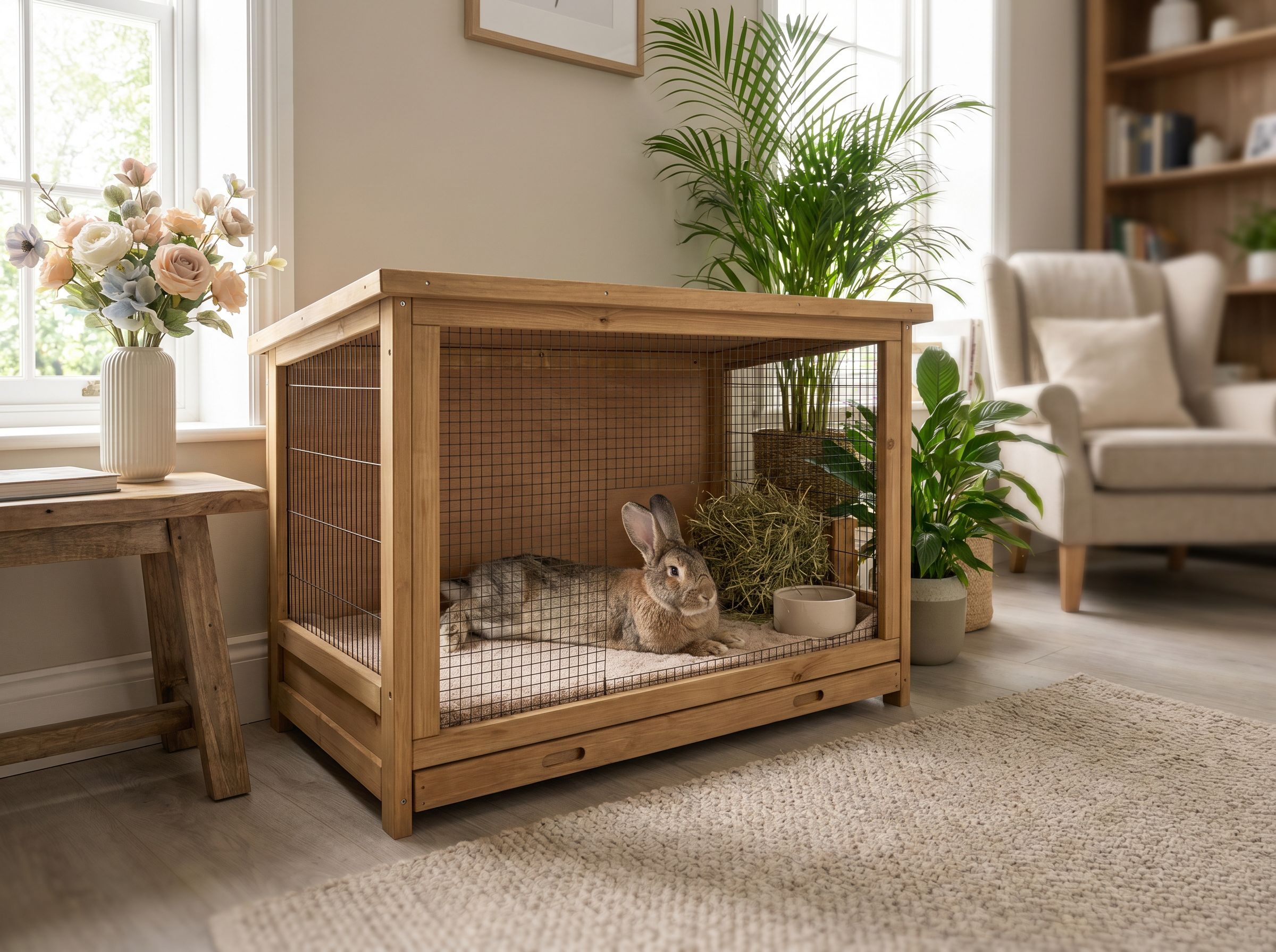 Comment assurer une bonne ventilation dans une cage pour lapin